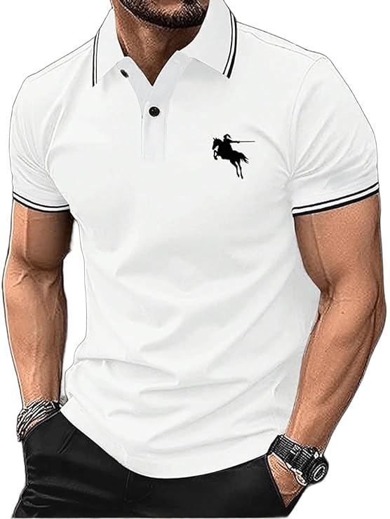 Lymio Polo T Shirt for Men -L